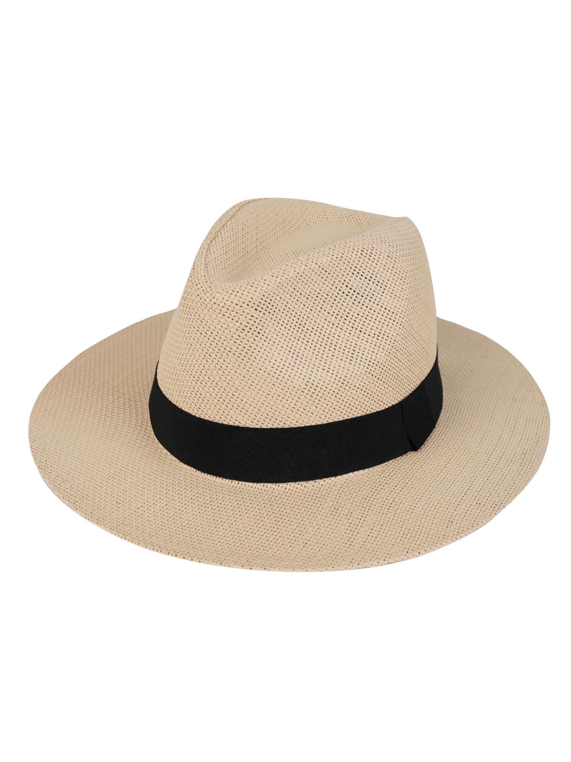 SCHIETWETTER Unisex Erw. Panamahut Carlos, Strohhut für Herren, Sommerhut, aus 100% Papier