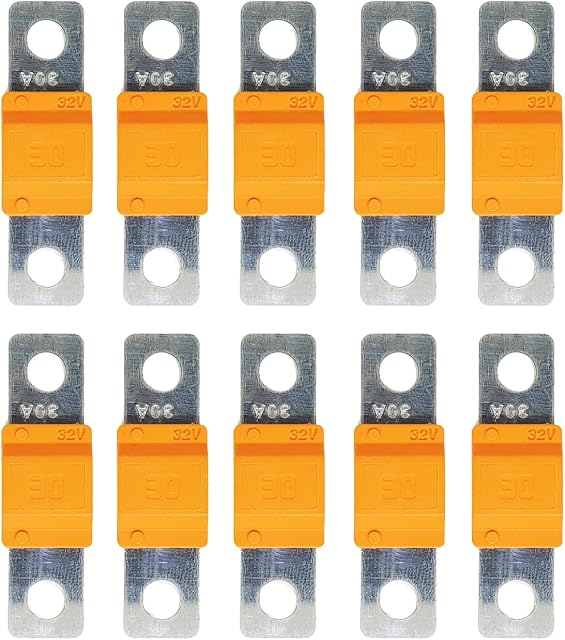 30 Amp Orange Midi Fuse 10 PACK - 10x 30Amp Midi Fuses