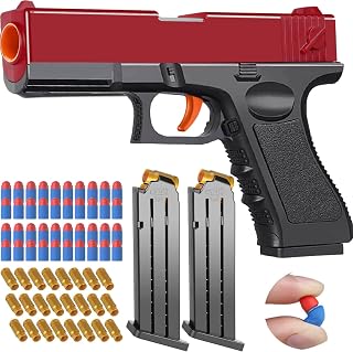 Soft Dart Ejecting Toy - Kids Foam Darts Shoots Toy Model with 40 Pcs EVA Darts Shooting Games Education Toy Model for 6 7 8 9 14+ Kids Boys Birthday