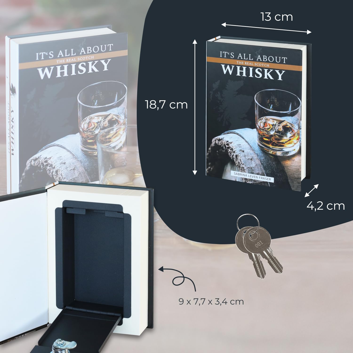 Fuerte Camuflada Caja De Caudales Libro Caja Sorpresa Book Caja