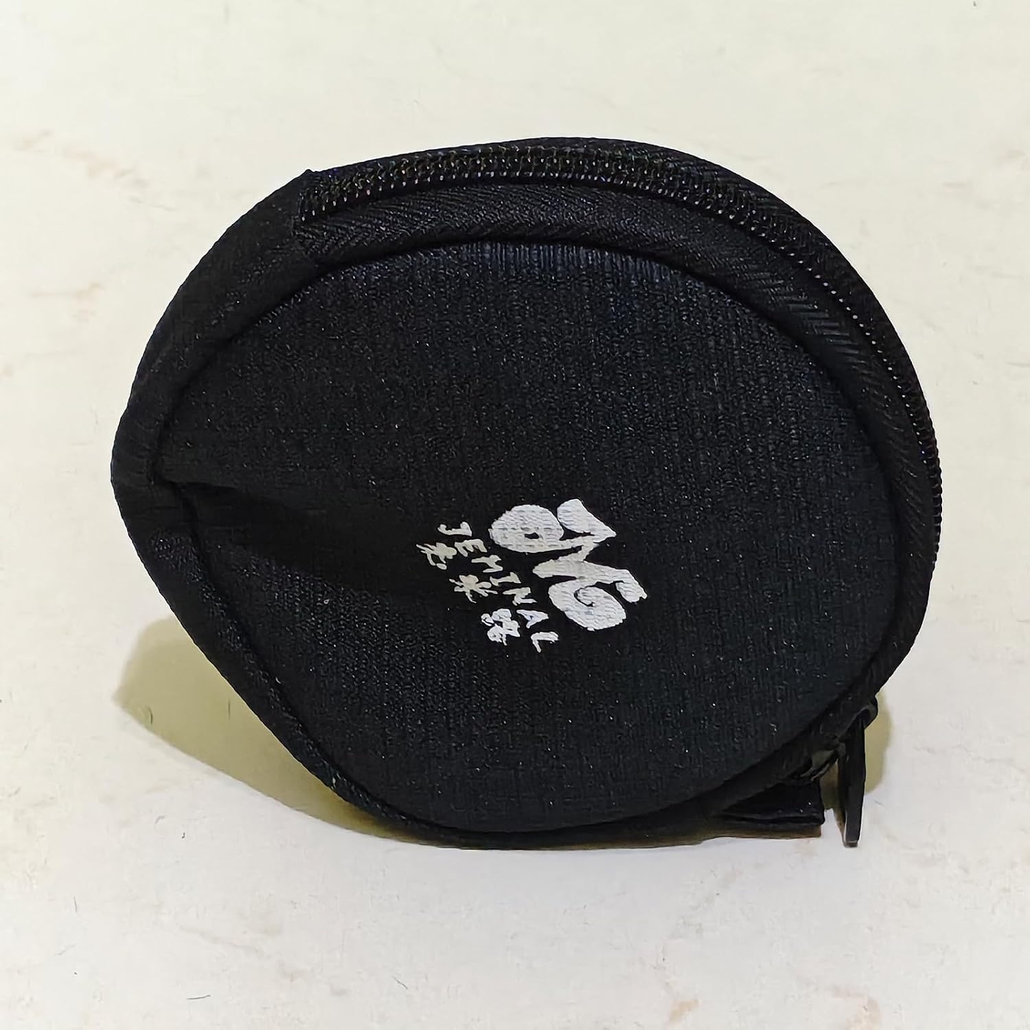 JEMINAL Lanyard Travel Sport Coin Purse for Men Women: Change & Cards & Cash Dual Waterproof Zip Camo Wallet with Keychain - Men's Detachable Nylon Wireless Headset Pack EDC Pouch (Black)