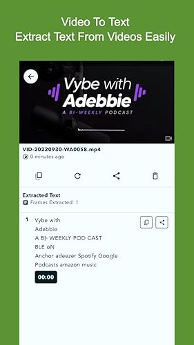 TextCam - OCR - Video To Text