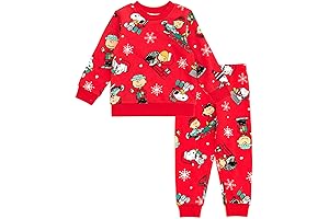 Toddler "Wild & Wiggly" Charlie Brown Fleece Sweatshirt and Jogger