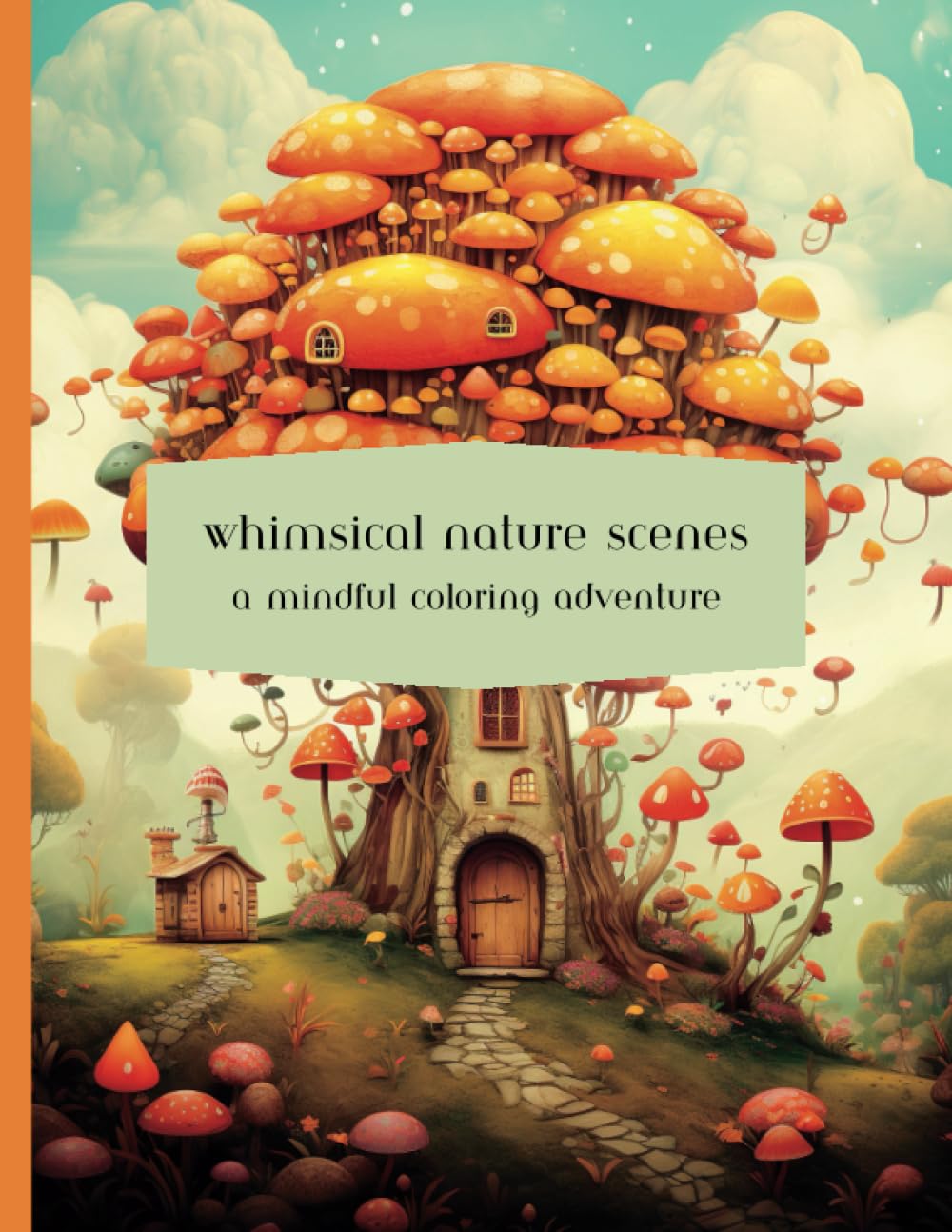 Whimsical Nature Scenes: A Mindful Coloring Adventure