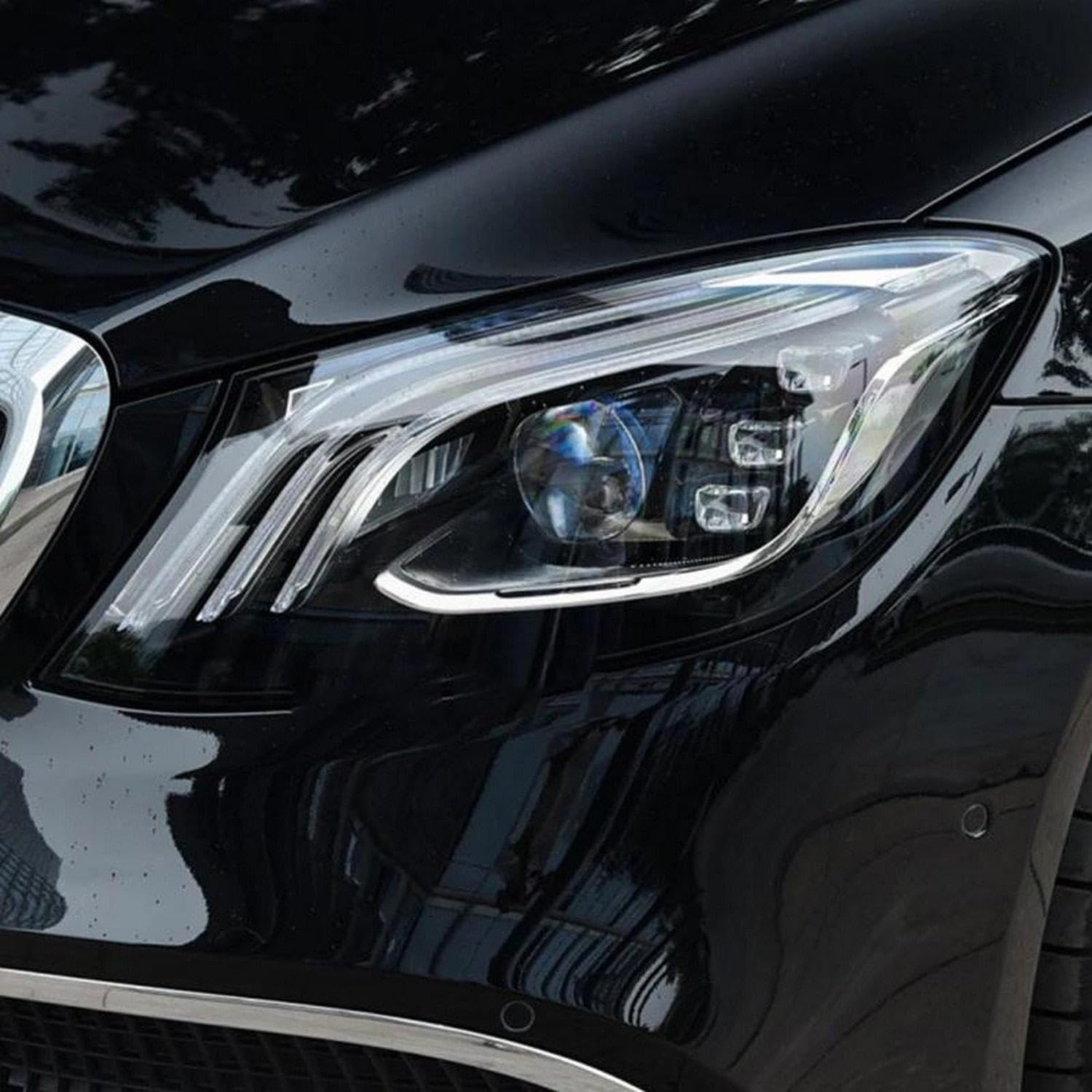 Reflektor samochodowy tylne światło folia ochronna reflektor winyl renowacja przezroczysta czarna naklejka na światło, do Benz Maybach S 2015-2020