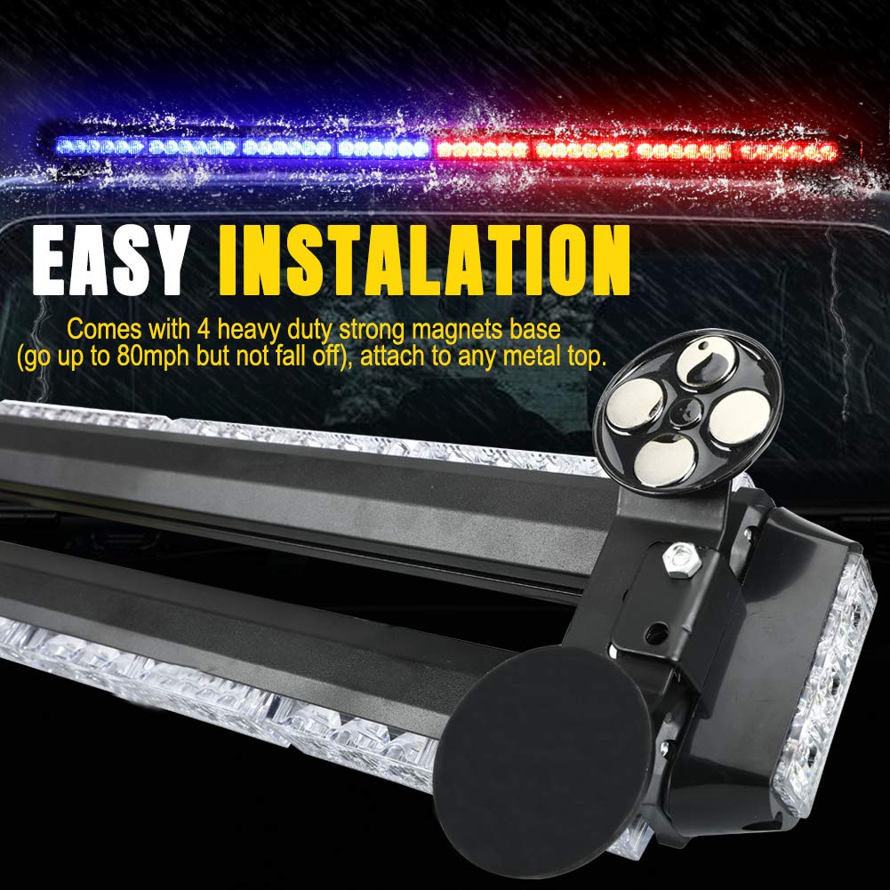 Barre Feux Strobe D'Urgence De Toit 38 Pouces 78 LED, Gyrophare D