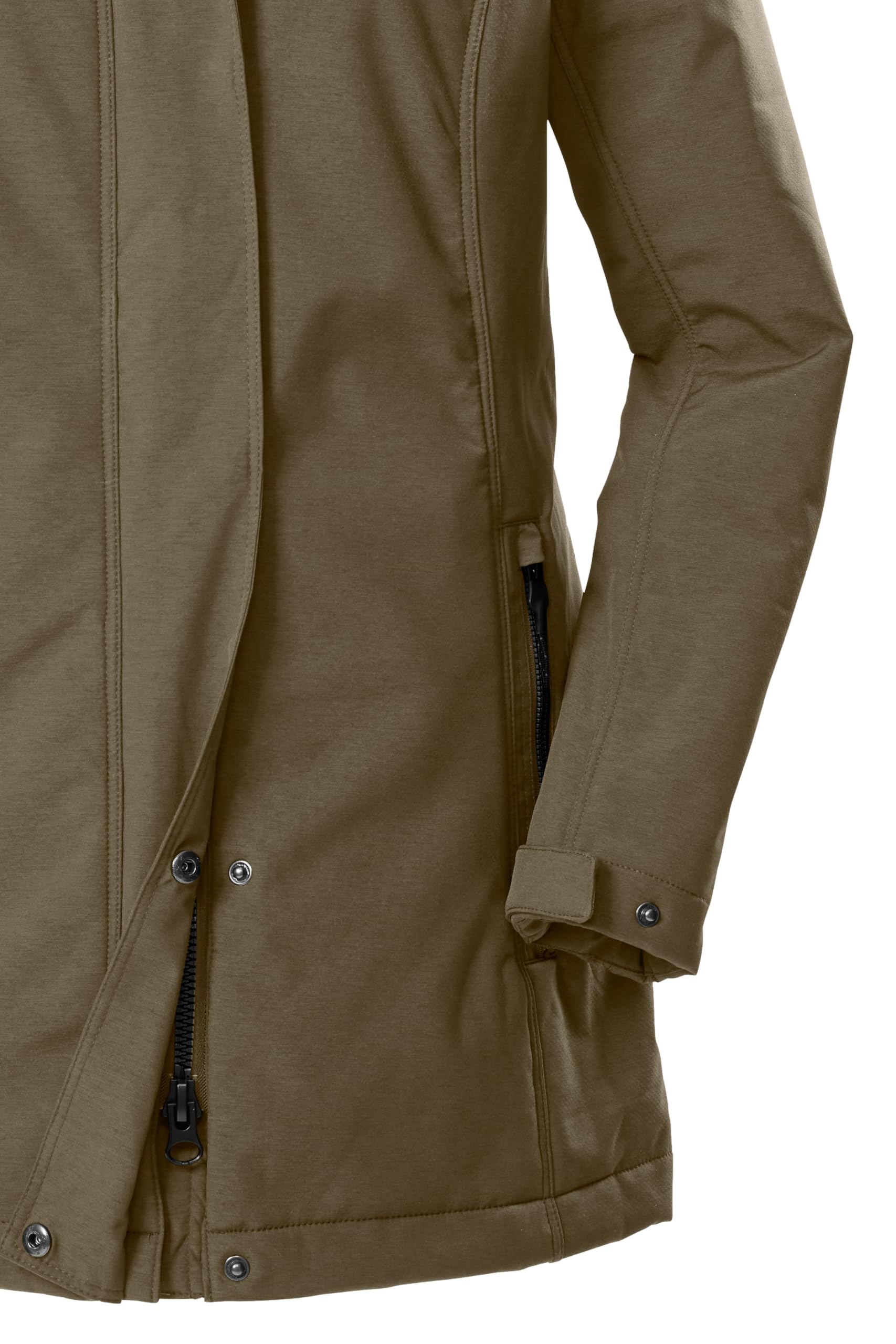 G.I.G.A. DX Damen Gw 36 Wmn Sftshll Prk Softshellparka mit abzippbarer Kapuze (1er Pack)
