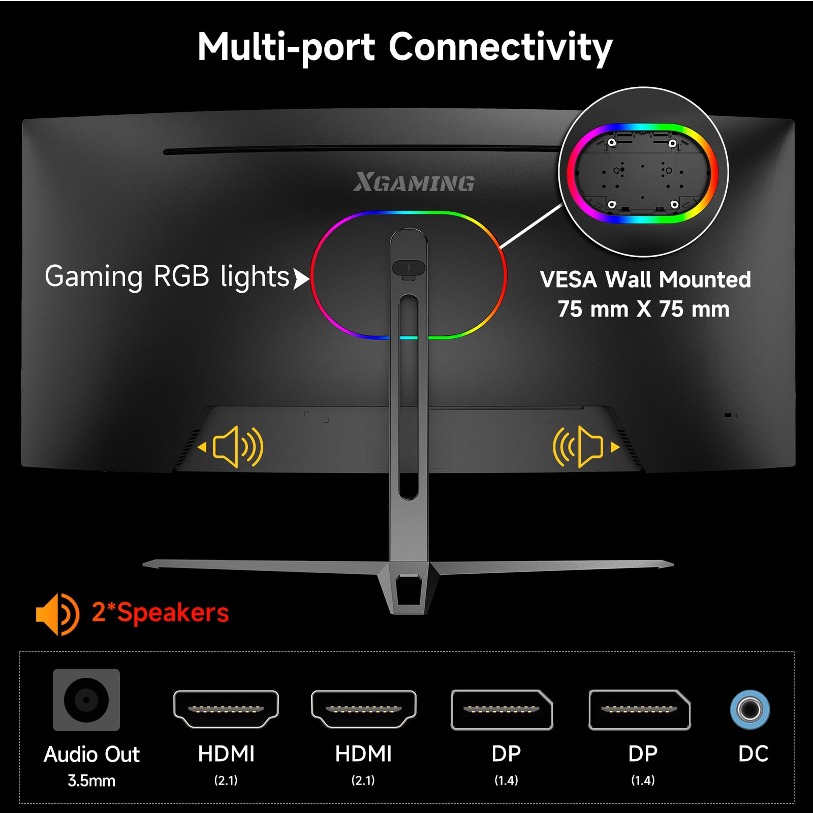 Amazon.com: memzuoix 34 Inch Ultra-Wide Curved Gaming Monitor