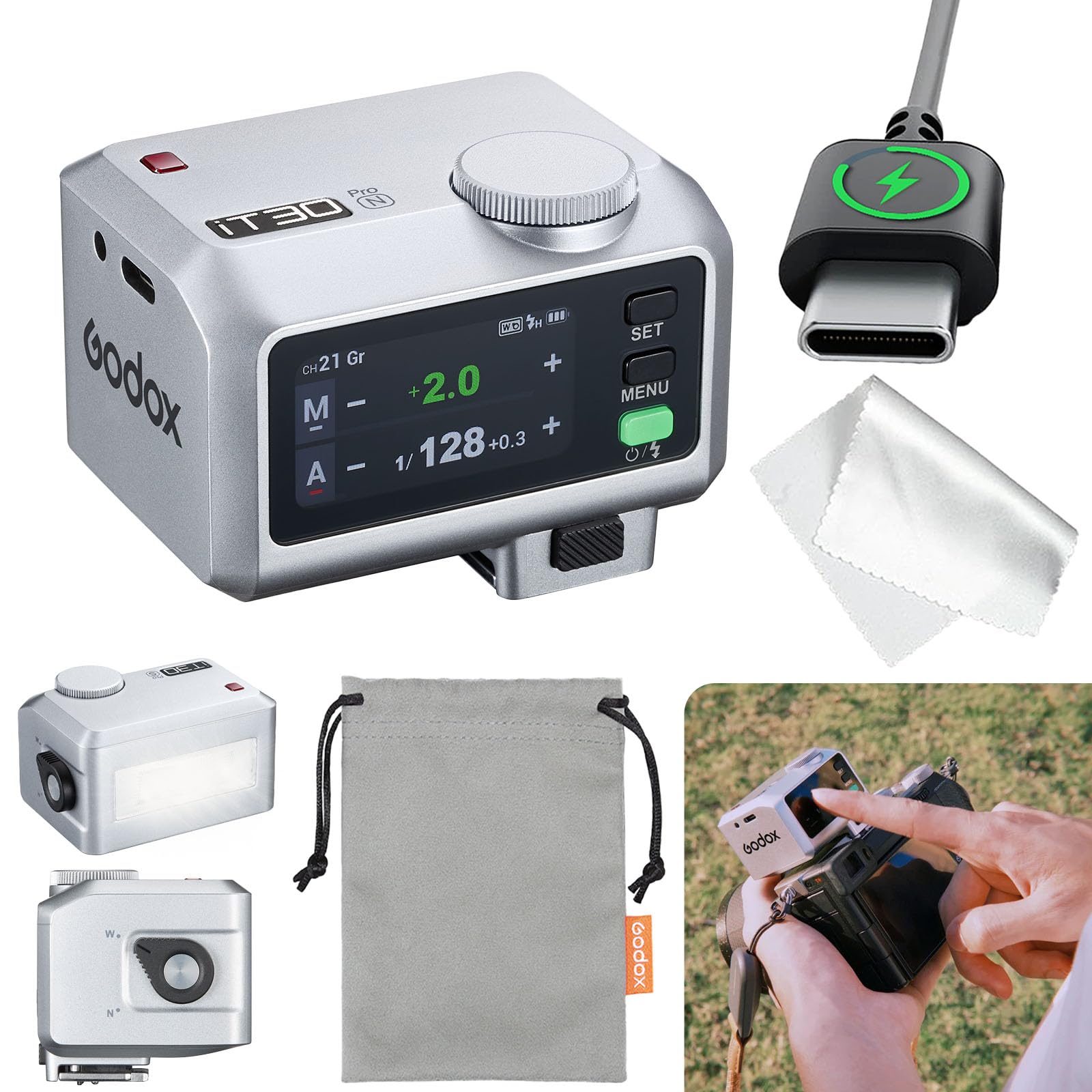 Amazon | 【日本語取扱説明書】Godox iT30Pro N カメラフラッシュ