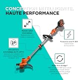 BLACK+DECKER 36V Cordless Grass Trimmer with Battery & Fast Charger - 33cm Cutting Width, Brushless Motor, Auto Line Feed, Variable Speed - BCSTA536L1-QW - 3