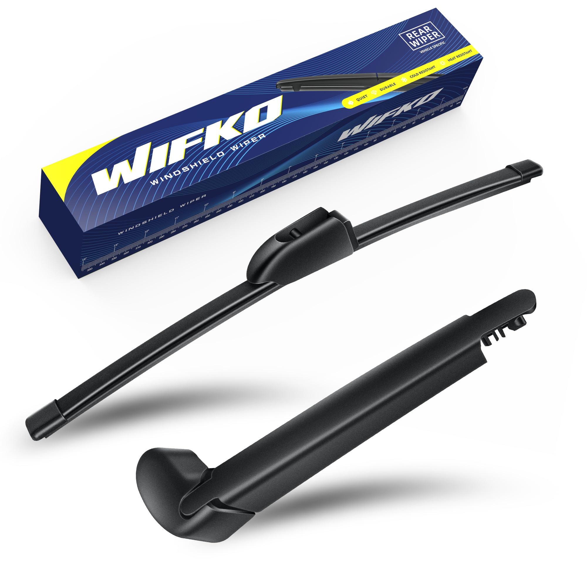 Wifko Heckwischerarm Scheibenwischer Wischblattsatz für Hyundai i30 2013-2016, Wischerarm Hinten Scheibenwischer Wischer Set, Heckscheibenwischer, Set für Heckwischer