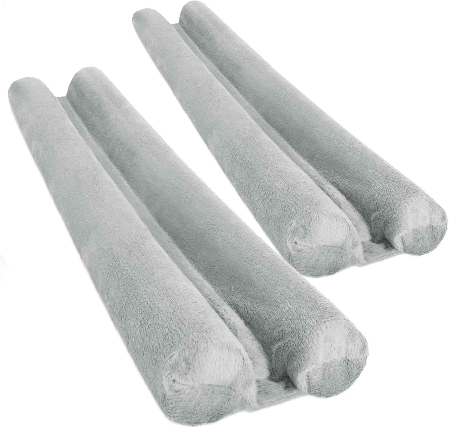 COM-FOUR® 2x tochtstopper voor de deur - microvezel deurbodemafdichting