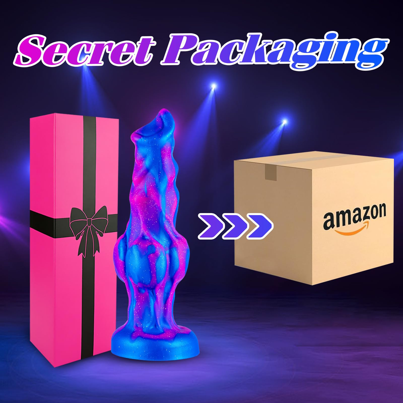 Juguete grande de lobo con dildo de 21.1 cm, grueso y realista, con ventosa exótica, con nudo grueso de silicona, tapón anal de fantasía, dildo grande con ventosa para parejas de hombres y mujeres