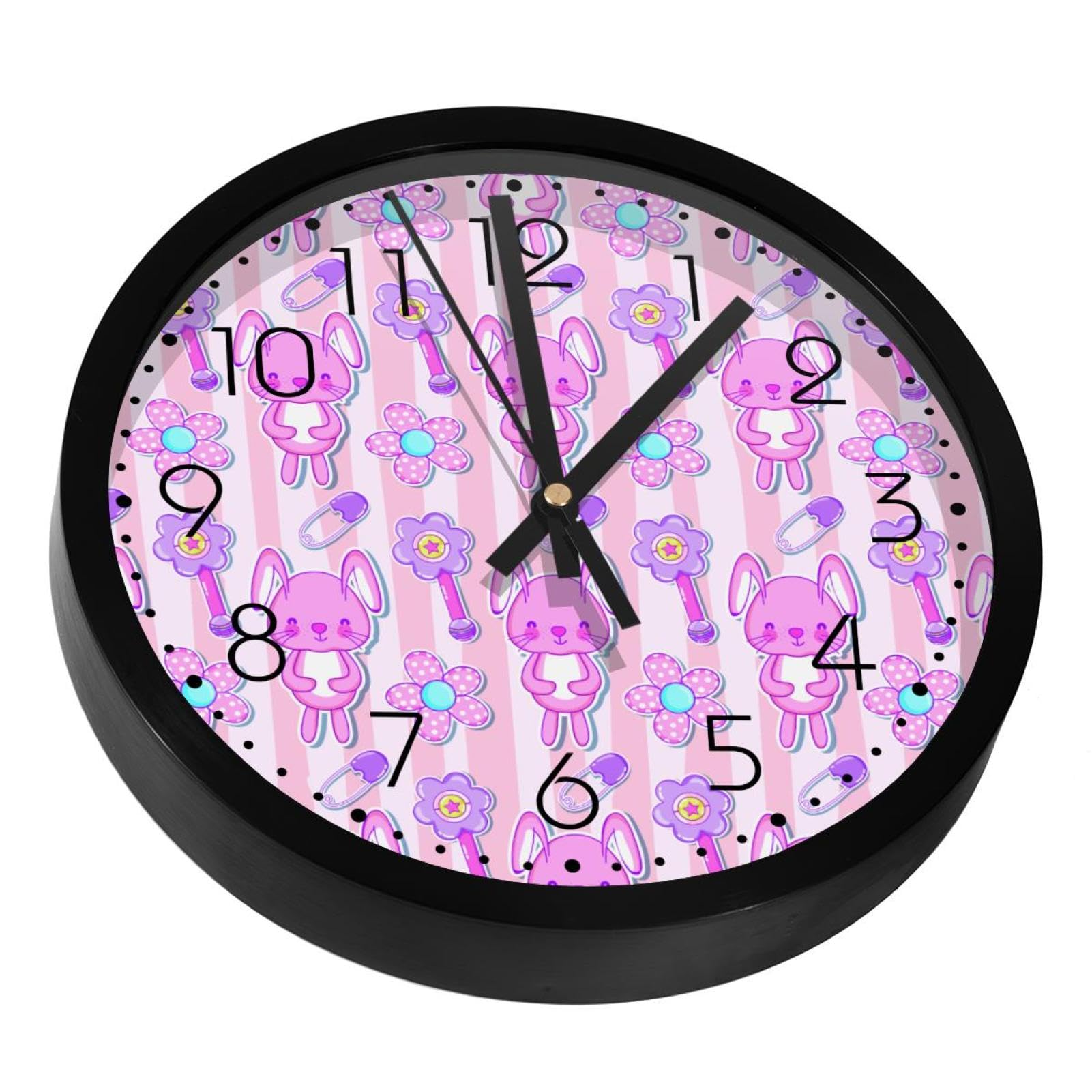 Horloge murale silencieuse à piles pour en finir avec le tic-tac dans le bureau
