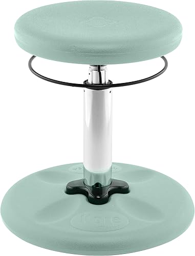 Miniatura 27 de Kore - Silla de altura ajustable, asiento activo para niños, adolescentes: Mejor que una pelota de equilibrio, asientos flexibles para aula. Negro