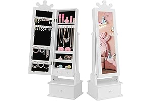 Honey Joy Kids Jewelry Armoire Cabinet