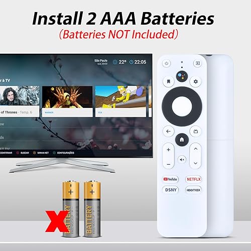 Miniatura 6 de R-C-OHS-C008 Nuevo control remoto por voz para Onn 025C008 Android FHD 4K UHD GEN 2 Streaming Stick TV Box, MECOOL MK2 Smart TV Box y MECOOL TV