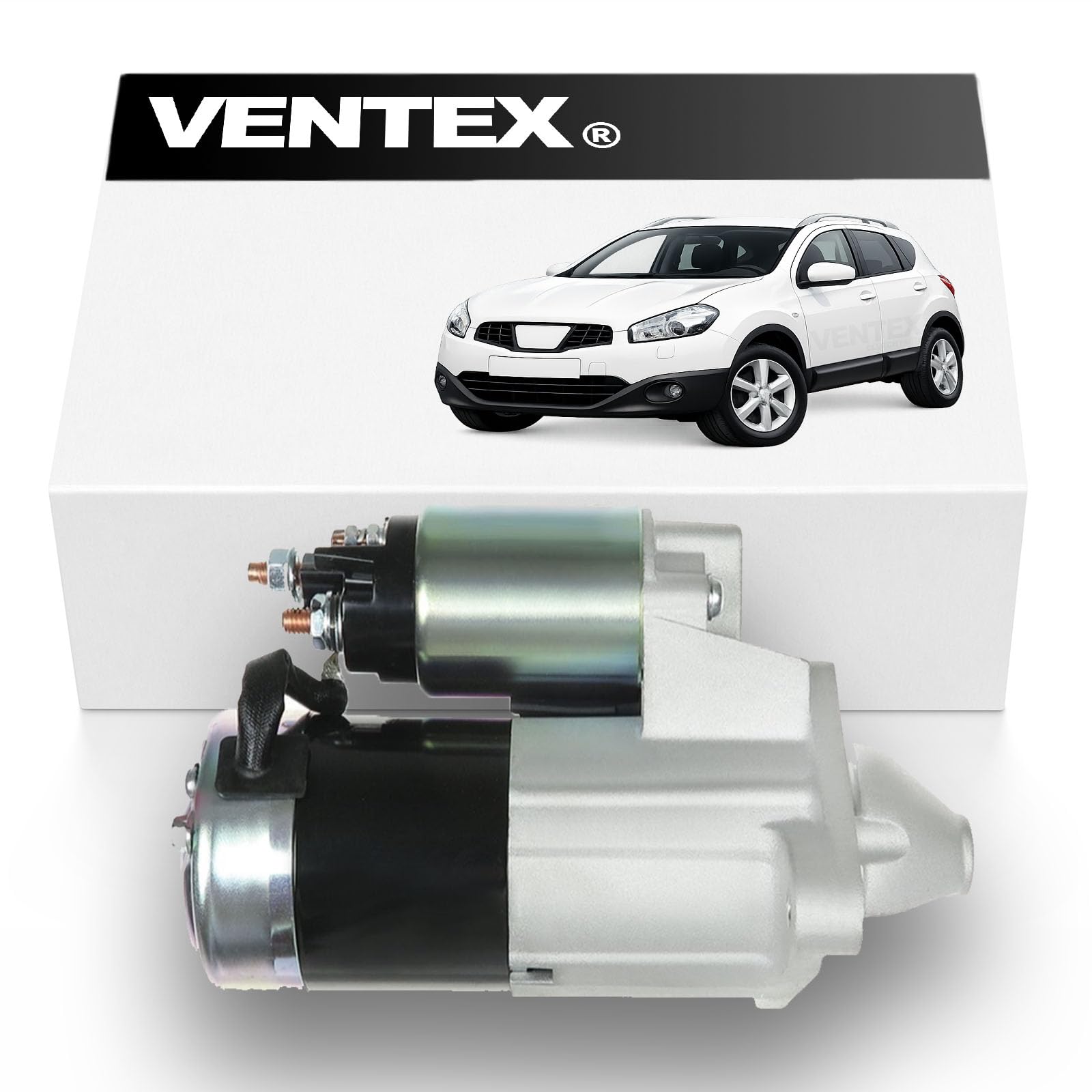 VENTEX® Motor de arranque VSM8210 compatible con Renault Clio Megane 1.5 dCi Diesel Kadjar 2003-2024 Nissan Qashqai Juke Note 1.5 dCi 2007-2013