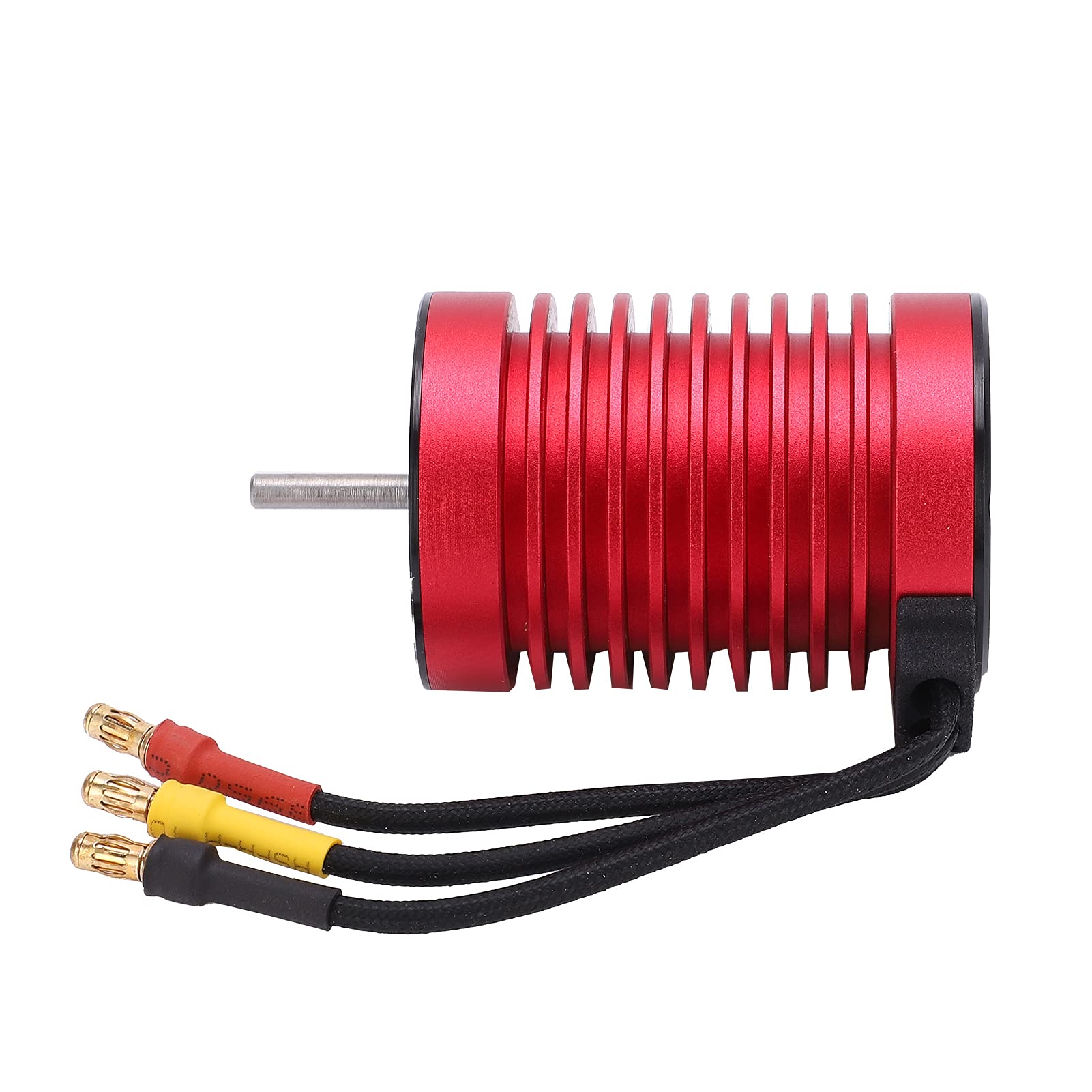 Motor sin escobillas F540 4370KV motor impermeable de bobinado de cobre, motor sin escobillas RC para coche RC 1/10, alto par 4 - poste 12 - Diseño de ranura con carcasa de aleación de aluminio