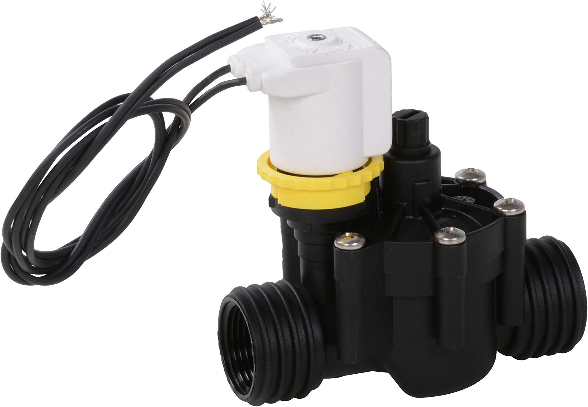 Electrically operated solenoid valve 3/4 inch internal thread 24 VAC with flow control