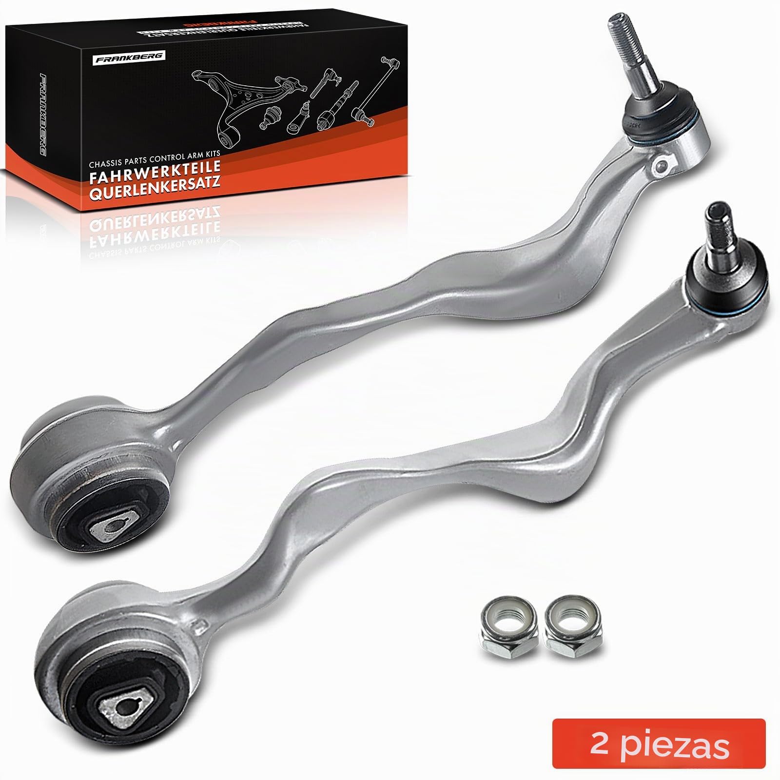 Frankberg Brazo transversal brazo oscilante brazo triangular Compatible con Serie 1 E81 Serie 3 Touring E91 Serie 1 E87 Serie 1 cabrio E88 Serie 3 E90 Replace# 520-559