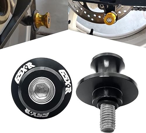 8MM M8 X 1.5 Motocicleta Basculante Sliders Carretes CNC Aluninum Swing Arm Stand Tornillos 2 unids para Suzuki GSX-R 600 GSX-R 750 GSX-R 1000