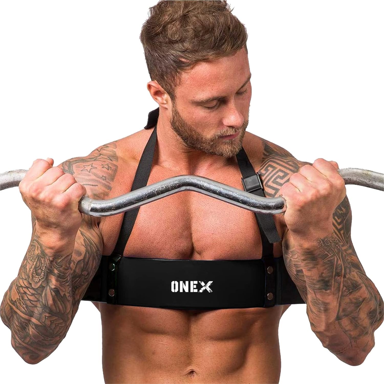 Arm Blaster for Biceps &Triceps Bicep Curl Muscle Bombers for Biceps Support Isolator for Big Arms Bodybuilding & Weight Lifting Support for Strength and Muscle Gains Bicep Blaster Heavy duty (BLACK)