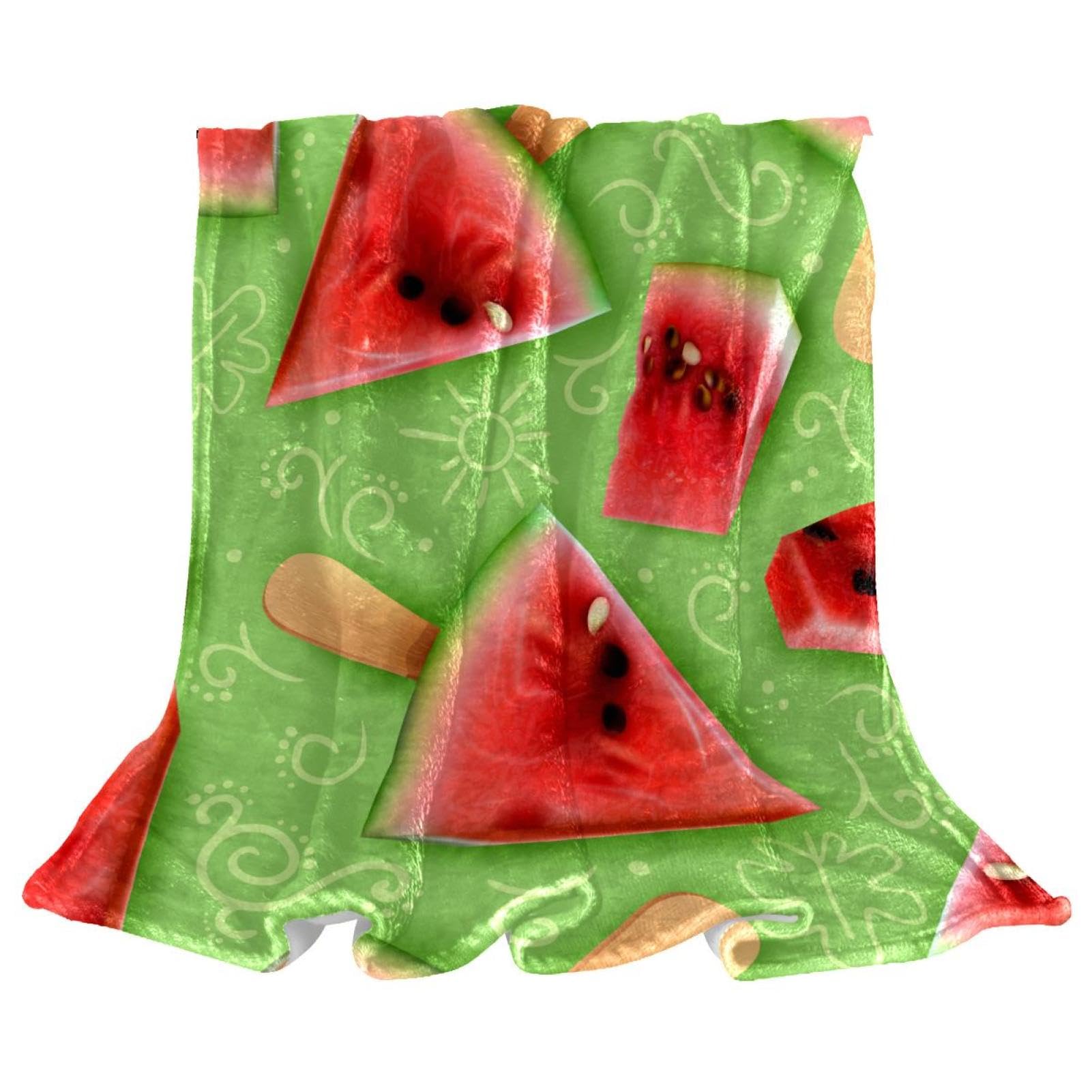 Couverture polaire pastèque 150x200cm pour lutter contre le froid