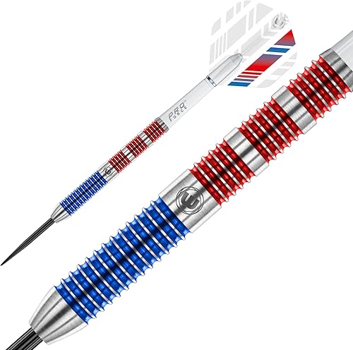 Miniatura 2 de WINMAU Wildcats - Juego de dardos de tungsteno al 90% con vuelos y tallos (ejes) - Tecnología Prism - Match Weighed