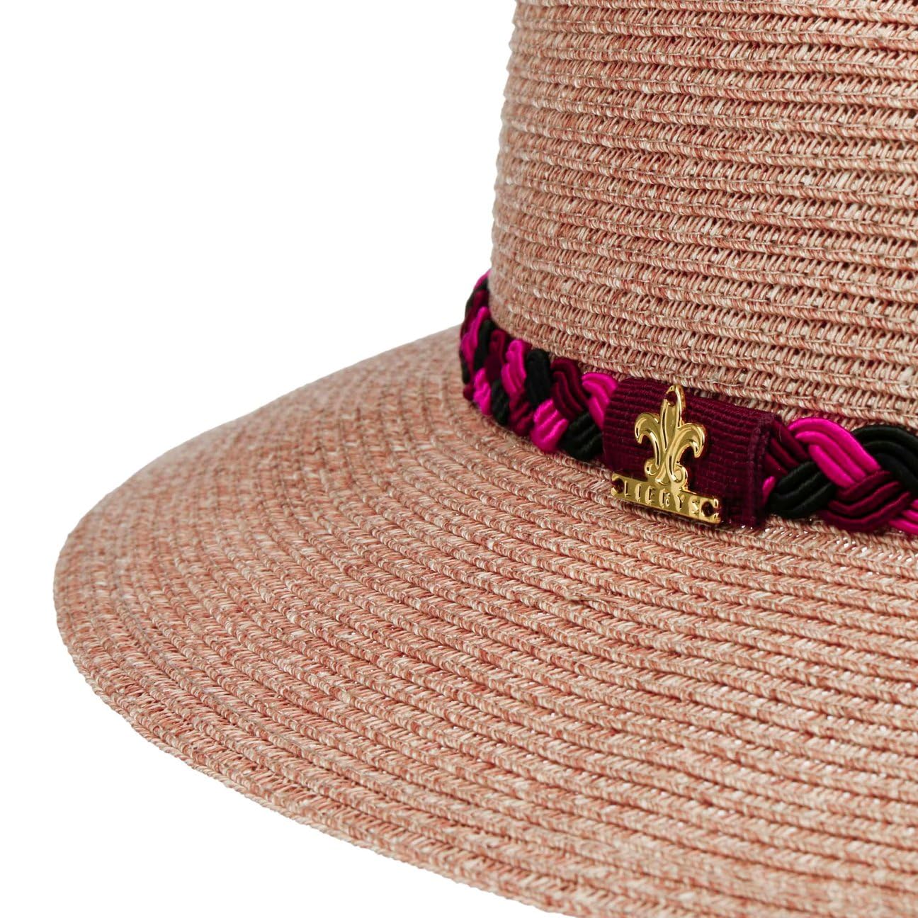 CAPPELLISHOP Mevala Traveller Cappello di Paglia da Sole con Fascia in Tessuto Prodotto in Italia Donna Primavera Estate