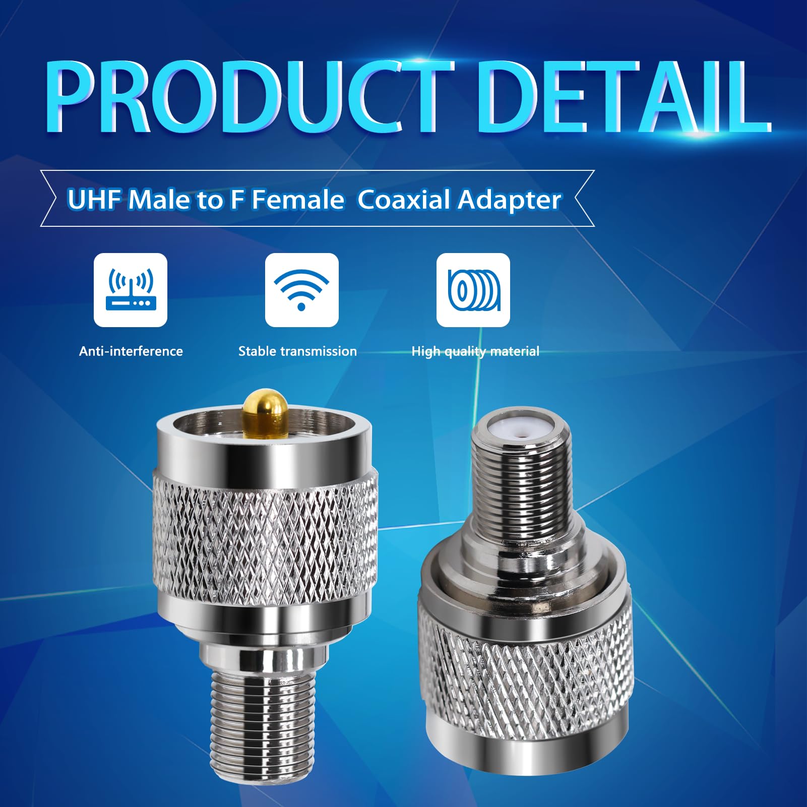 Connettore Pl 259 Pl259 Uhf Maschio Spina Ridotta Spinotto Da Per Cavo Rg58 - Foto 13