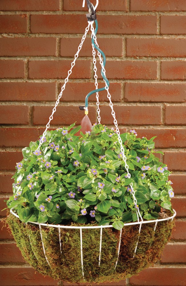 Orbit 56318 Hanging Basket Flex-Mist Watering Kit with Hose-End Timer ((Pack of 2))