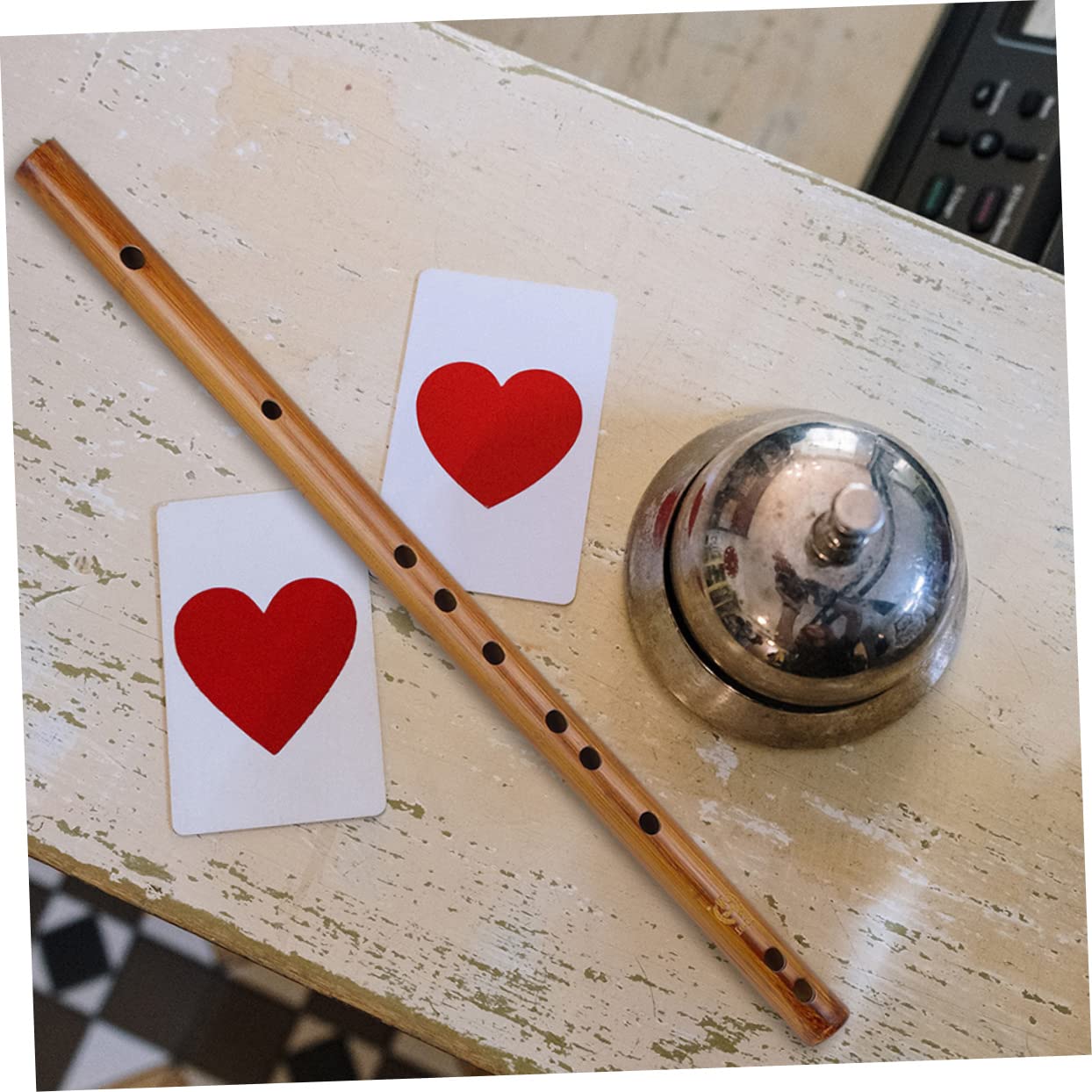 Vaguelly Flûte en Bois Marron Petite Taille Piccolo Pratique Ouverture Fine et Soufflage Facile, Paquet de Rangement en Tissu pour Apprentissage et Musique Traditionnelle