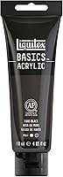 Vista 1 de Liquitex BASICS Pintura Acrílica, Tubo de 118ml (4 oz), Negro Marte