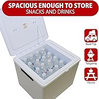 Vista 8 de Refrigerador Voyager Koolatron de 29 qt (cuartos de galón), talla única , gris