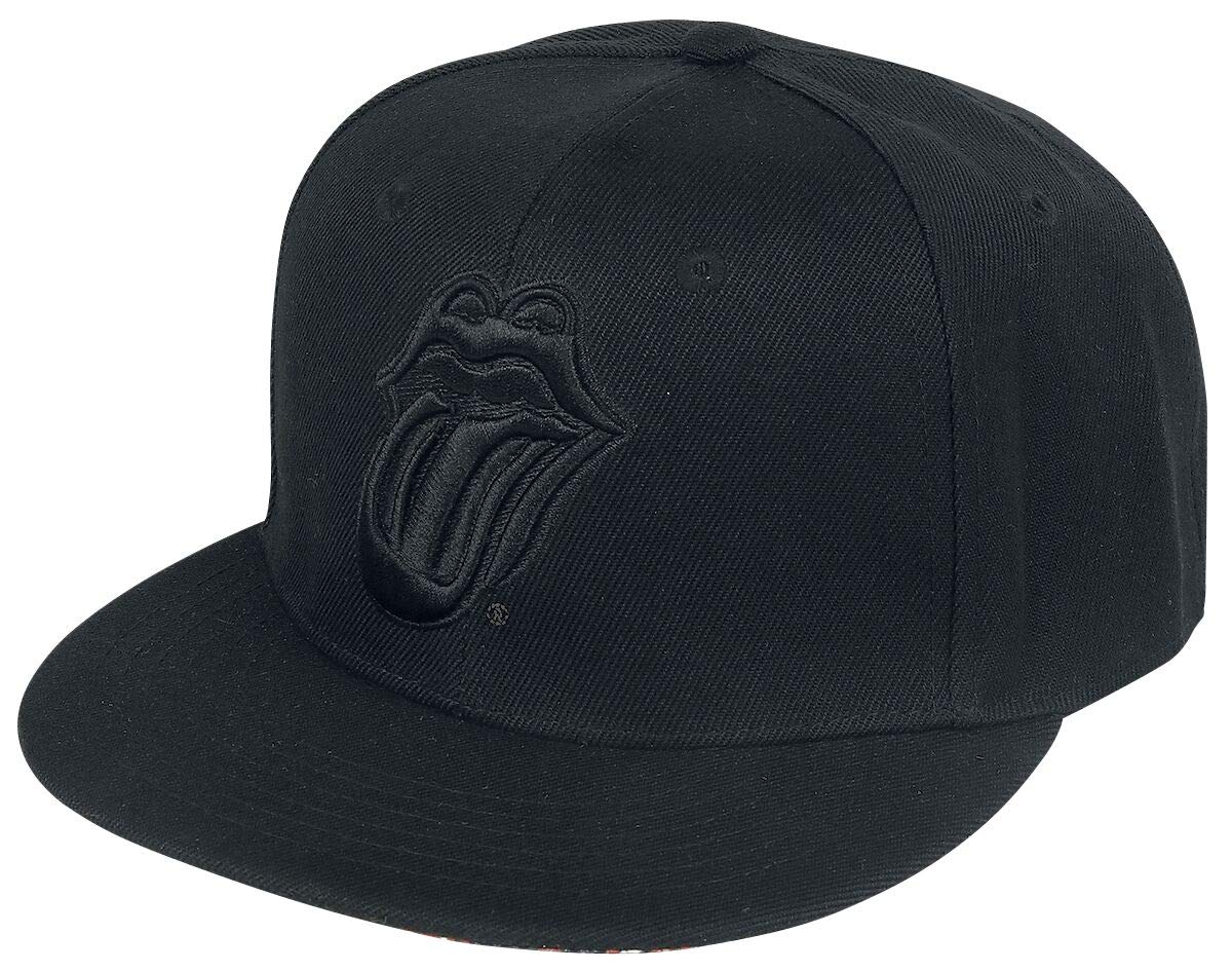 Rolling Stones The Black Tongue - Snapback Cap Hat Black