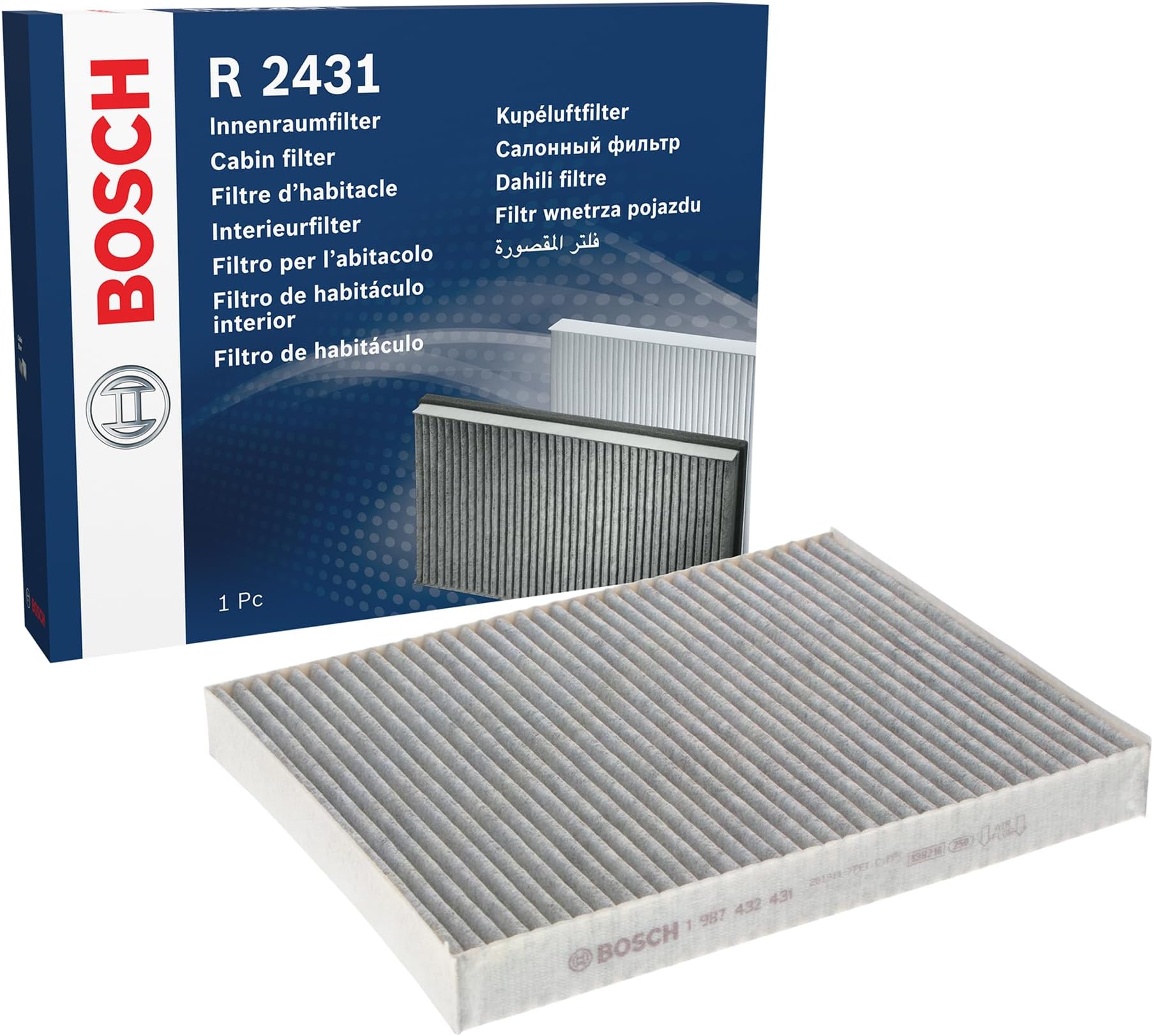 Bosch R2431 Activated Carbon Cabin Filter - Replacement Filter