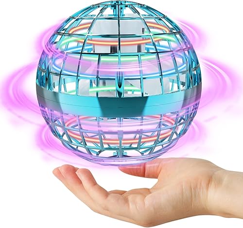ACOUCB Bola de orbe voladora, globo cósmico, bola voladora, boomerang, juguete giratorio para ansiedad, mini dron, juguetes geniales para