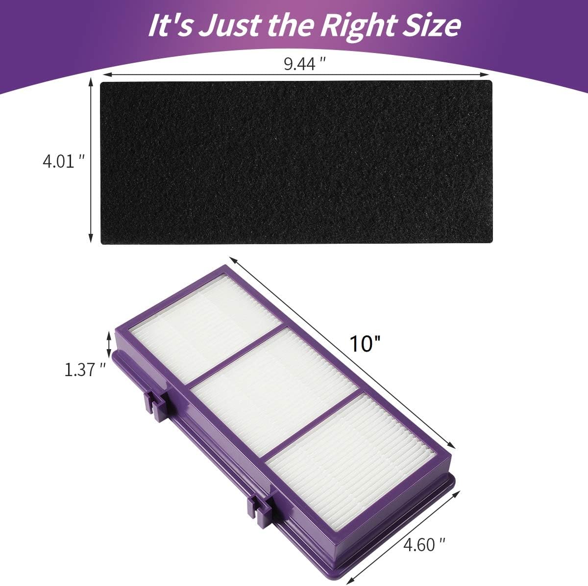 Replacement Filters Compatible with Holmes Aer1 Series Total Air Filter for HAPF300AP-U4(6 Pcs Filters + 8 Pcs Pre Filters)