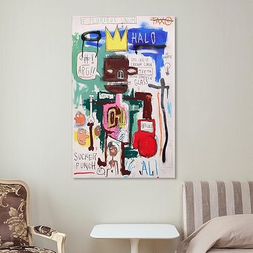 Vista 39 de Lienzo impreso para pared, póster inspirador de dinosaurio, la vida no me asusta, graffiti, pintura en lienzo, impresiones en lienzo