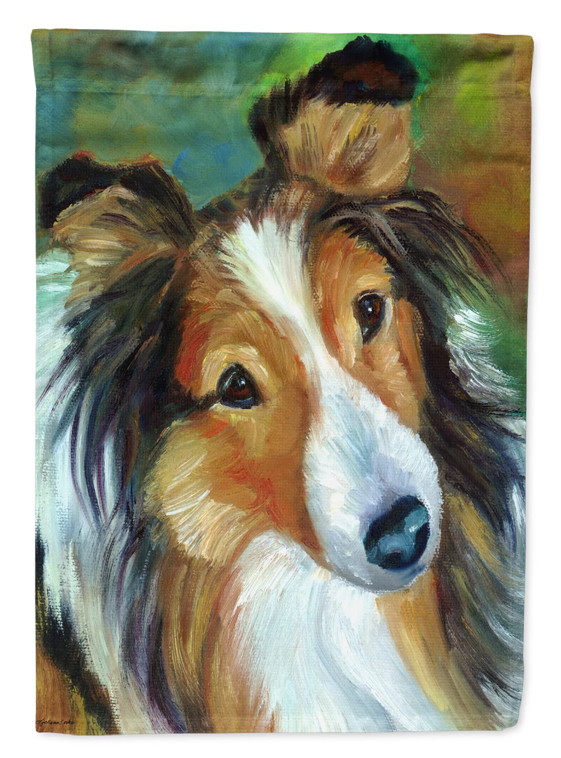 Drapeau de jardin Sheltie Caroline's Treasures pour décoration de maison extérieure multicolore