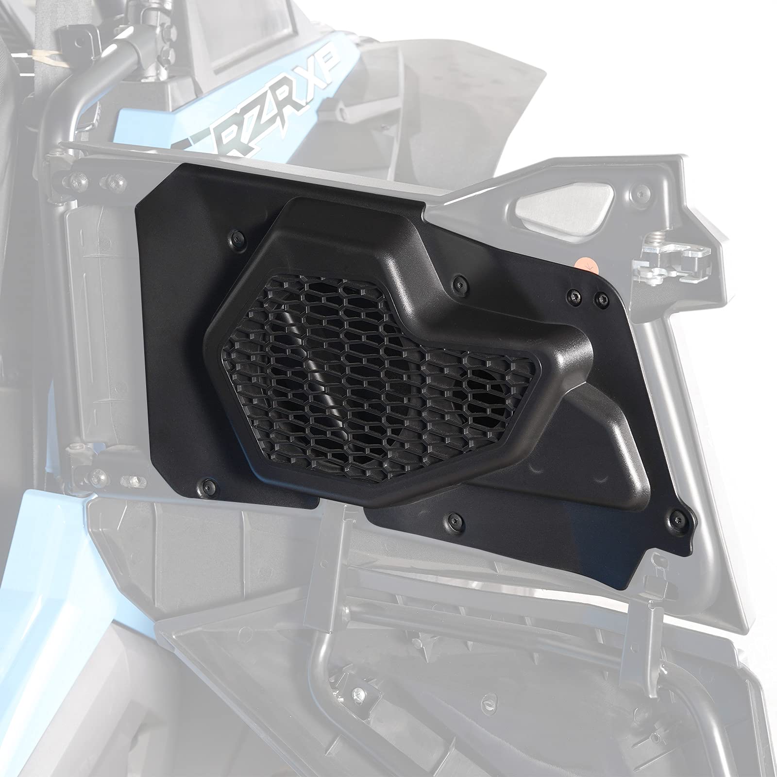 Kiwi Master Rear Door Speaker Panels Compatible for 2014-2023 Polaris RZR XP 4 1000 900 S Turbo Accessories Sound Bracket Mount 2883116