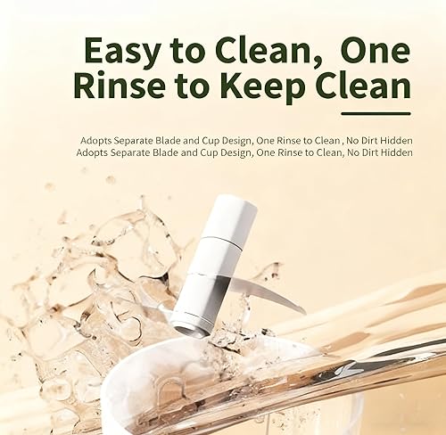 Miniatura 6 de Procesador de alimentos inalámbrico portátil, mini picador eléctrico de ajo para verduras, nueces, alimentos para bebés, dispositivo de cocina