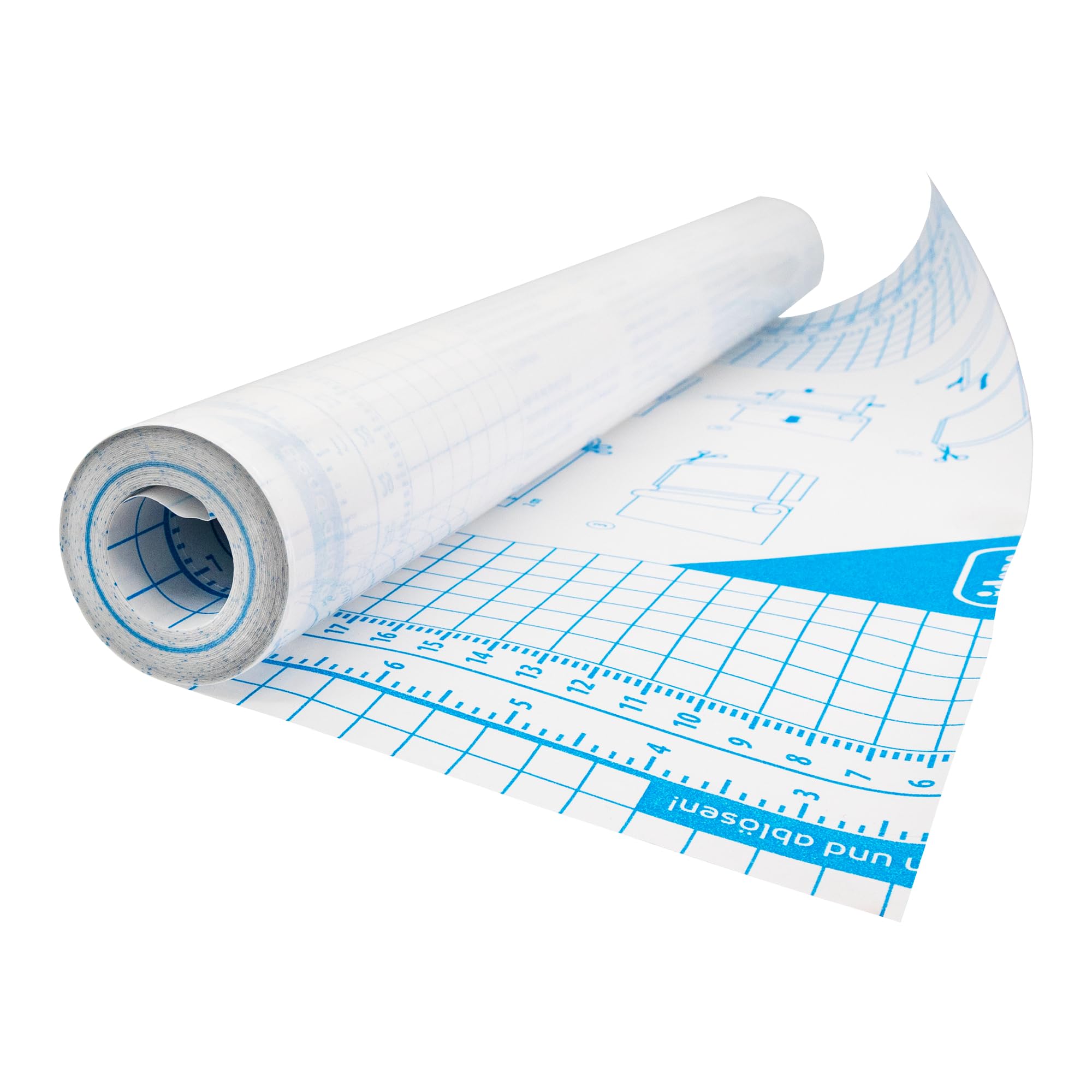 Idena 20224 - Buchfolie selbstklebend transparent, 1 Rolle 3 m x 40 cm, Dicke 50 µ, Buchumschlag aus Kunststoff - 5