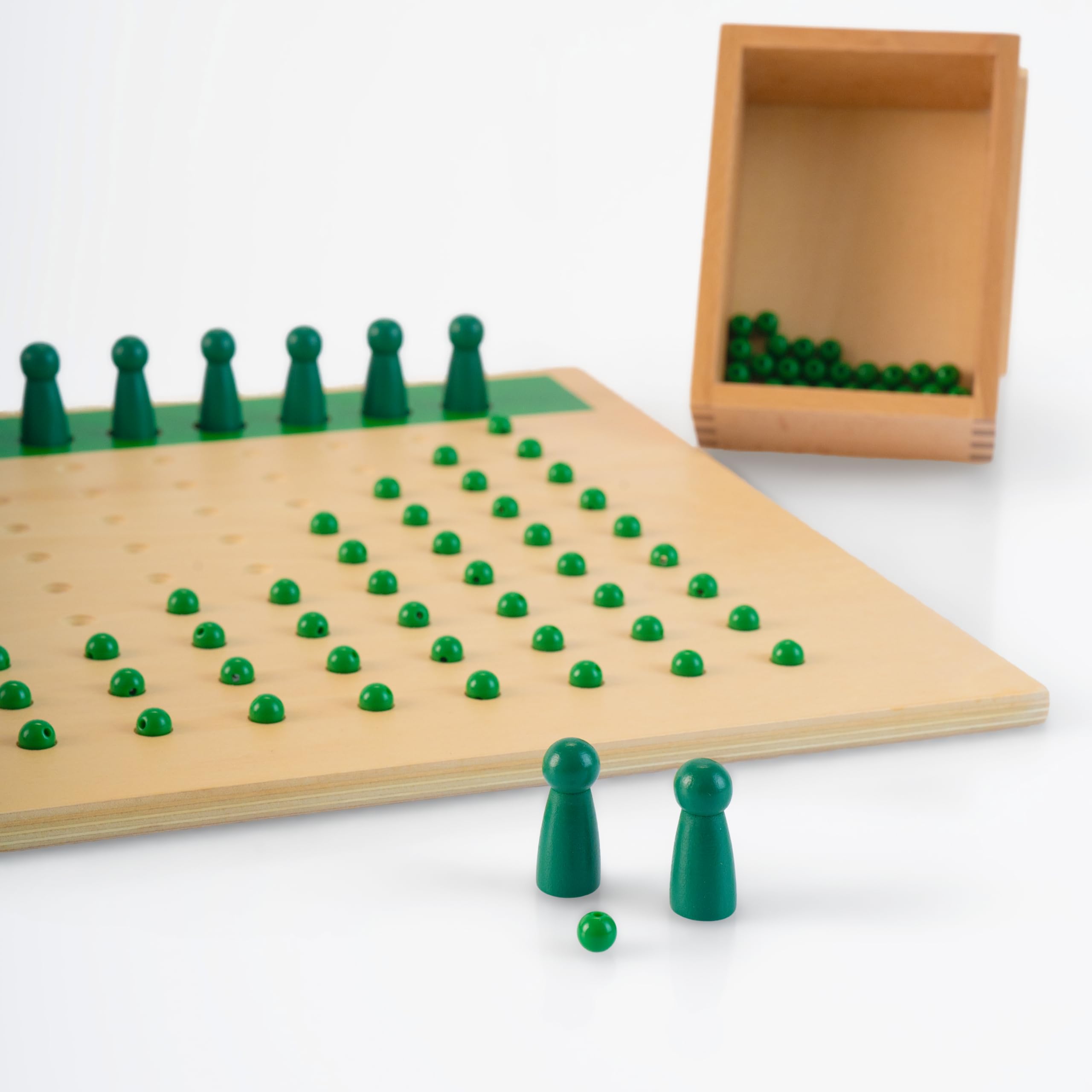 Montessori materiały matematyczne – drewniana zabawka edukacyjna do liczb i liczb, przedszkola i szkoły podstawowej, domowej i klasy od 3 lat (deska podziałowa Montessori)