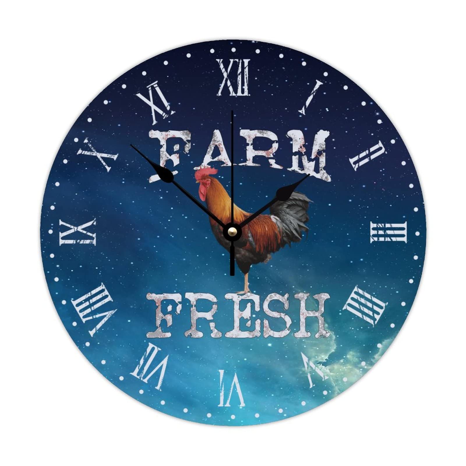 Horloge silencieuse sans tic-tac en bois pour un sommeil paisible