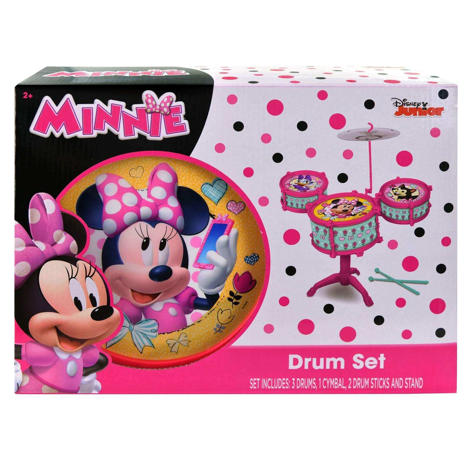 Disney Mickey Mouse & Minnie Mouse - Drum Music Set, Multicolor (1452)