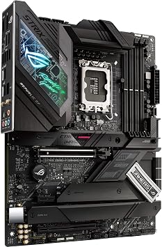 ASUS ROG Strix Z690-F Gaming WiFi 6E LGA1700(Intel 12th Gen) ATX Gaming Motherboard(PCIe 5.0,DDR5,16+1 Power Stages,2.5Gb LAN,BT v5.2,Thunderbolt 4,4xM.2,Front Panel USB 3.2 Gen 2x2 Type-C Connector)
