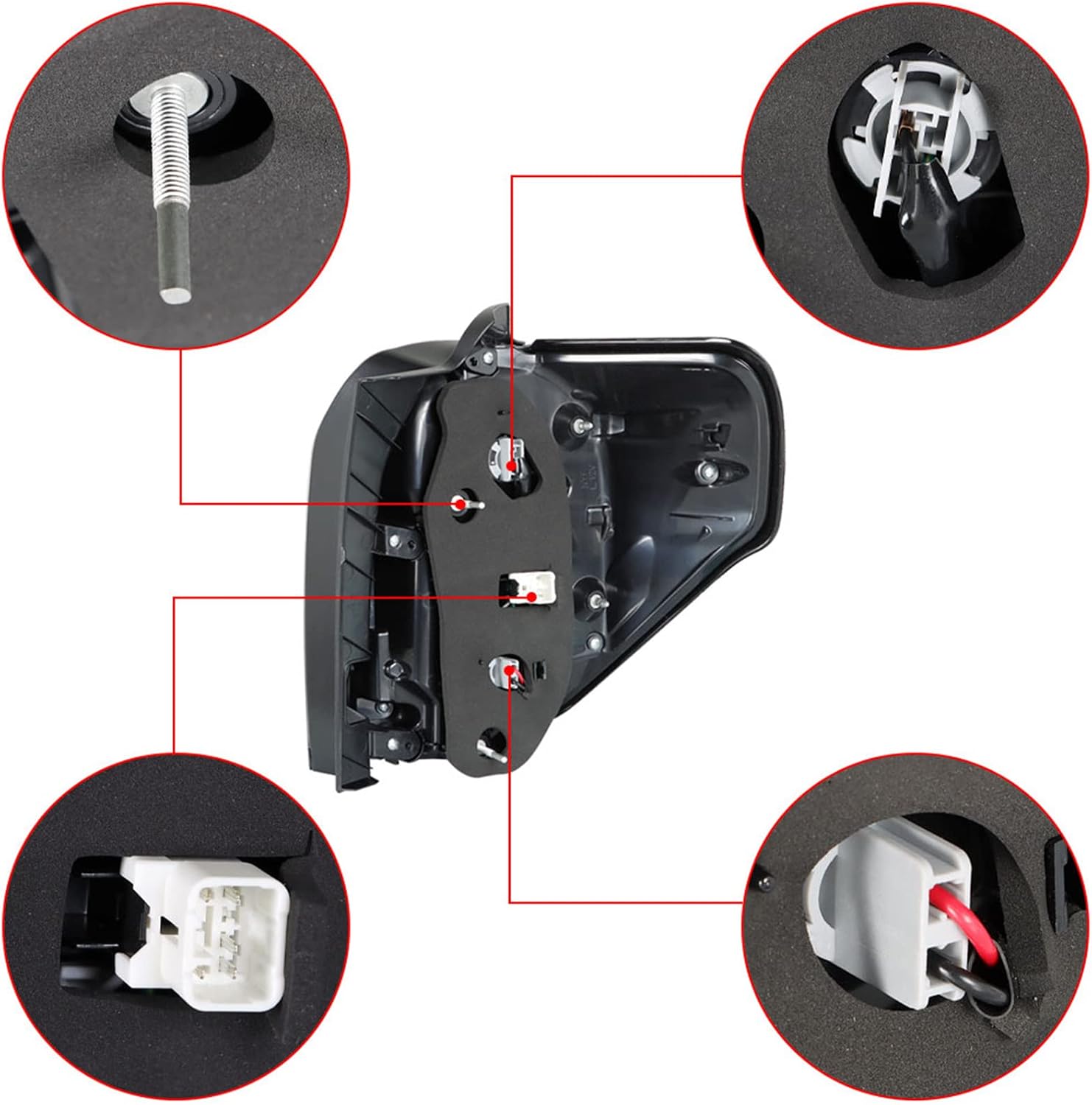 LABLT Left Side Taillight Replacement for 4Runner 2014 2015 2016 2017 2018 2019 2020 Replacement for 81561-35392