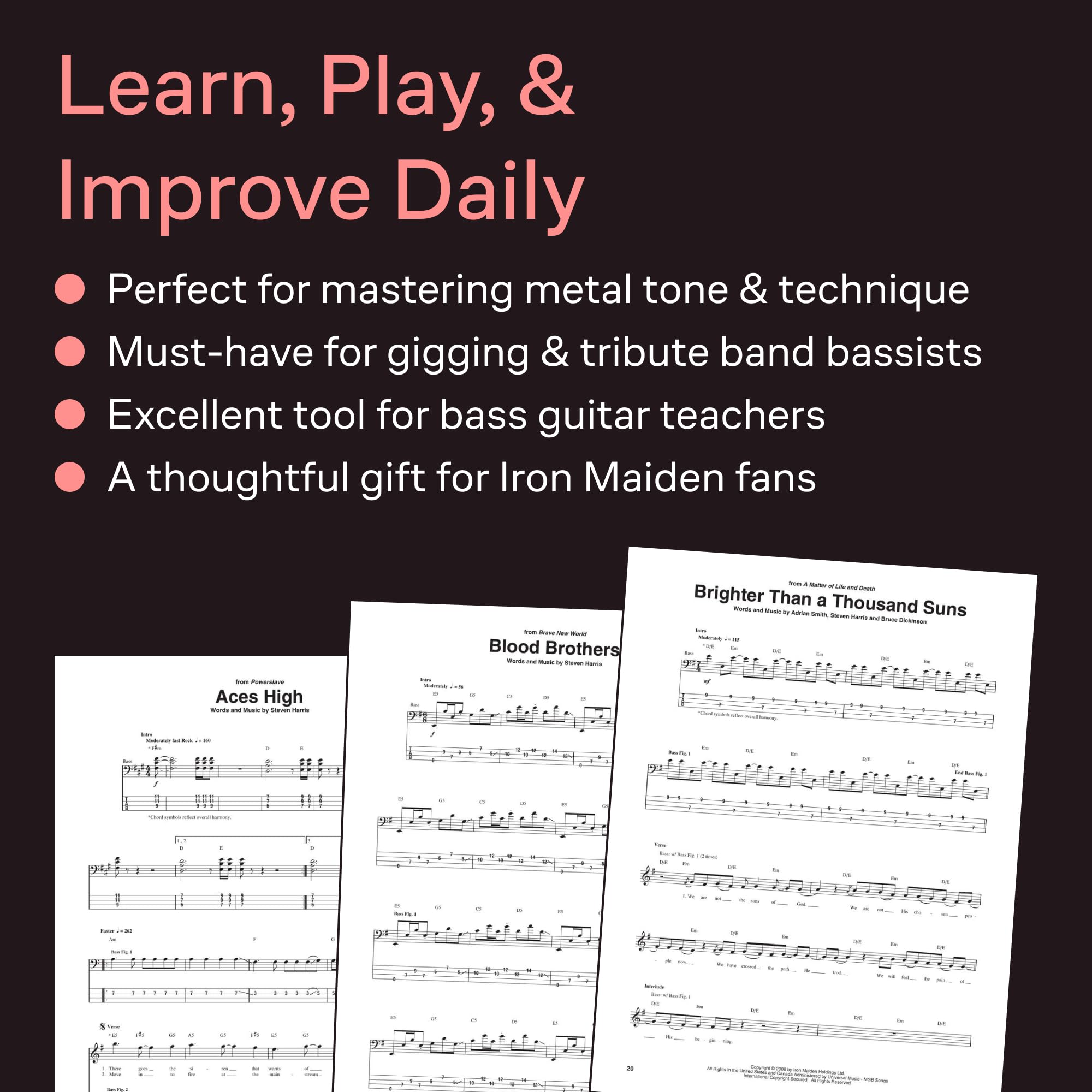 Iron Maiden Bass Anthology (Bass Recorded Versions)
